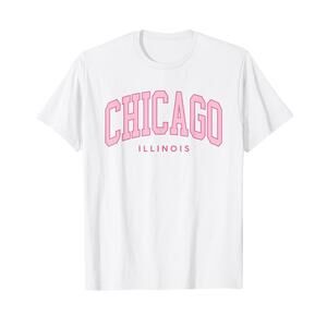 Chicago Retro Preppy Throwback Womens Girls TShirt